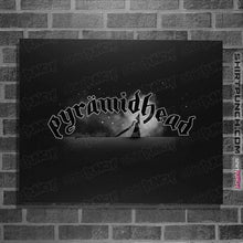 Load image into Gallery viewer, Daily_Deal_Shirts Posters / 4"x6" / Black PYRAMIDHEAD