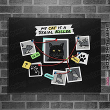Load image into Gallery viewer, Daily_Deal_Shirts Posters / 4"x6" / Black Cat Killer