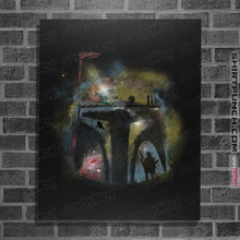 Load image into Gallery viewer, Secret_Shirts Posters / 4"x6" / Black Star Hunter