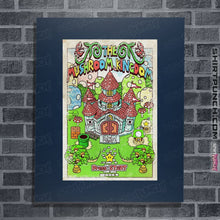 Load image into Gallery viewer, Shirts Posters / 4"x6" / Navy The Mushroom Kingdom