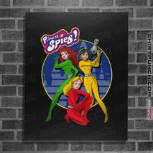 Load image into Gallery viewer, Shirts Posters / 4"x6" / Black Princess Spies!