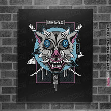 Load image into Gallery viewer, Shirts Posters / 4"x6" / Black Japanese Boar