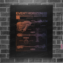 Load image into Gallery viewer, Shirts Posters / 4&quot;x6&quot; / Black Event Horizon Specs
