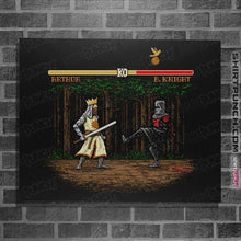 Load image into Gallery viewer, Secret_Shirts Posters / 4"x6" / Black Python Epic Fight