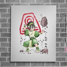 Load image into Gallery viewer, Shirts Posters / 4"x6" / White The Power Of The Earth Kingdom