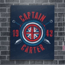 Load image into Gallery viewer, Secret_Shirts Posters / 4"x6" / Navy Capt Carter