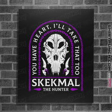 Load image into Gallery viewer, Shirts Posters / 4"x6" / Black Skekmal The Hunter