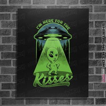Load image into Gallery viewer, Daily_Deal_Shirts Posters / 4"x6" / Black Here For The Kisses