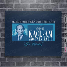 Load image into Gallery viewer, Shirts Posters / 4"x6" / Navy Frasier Talk Show