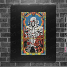 Load image into Gallery viewer, Shirts Posters / 4"x6" / Black Skull Knight