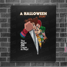Load image into Gallery viewer, Shirts Posters / 4&quot;x6&quot; / Black A Halloween Story
