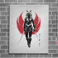 Load image into Gallery viewer, Shirts Posters / 4"x6" / White Fulcrum Sumi-E