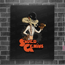 Load image into Gallery viewer, Daily_Deal_Shirts Posters / 4"x6" / Black A Clockwork Genius