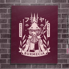 Load image into Gallery viewer, Secret_Shirts Posters / 4"x6" / Maroon Freya Dragon Knight