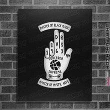 Load image into Gallery viewer, Shirts Posters / 4"x6" / Black Sorcerer Hand