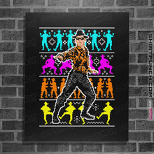 Load image into Gallery viewer, Shirts Posters / 4"x6" / Black Holiday Tayne