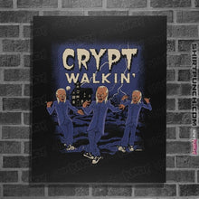 Load image into Gallery viewer, Daily_Deal_Shirts Posters / 4"x6" / Black Crypt Walkin'