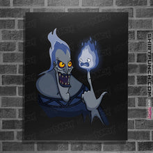 Load image into Gallery viewer, Shirts Posters / 4"x6" / Black Finger Flame