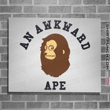 Load image into Gallery viewer, Daily_Deal_Shirts Posters / 4"x6" / White An Awkward Ape