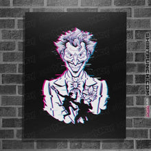 Load image into Gallery viewer, Secret_Shirts Posters / 4"x6" / Black Glitched Joker