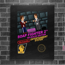 Load image into Gallery viewer, Daily_Deal_Shirts Posters / 4"x6" / Black Soap Fighter