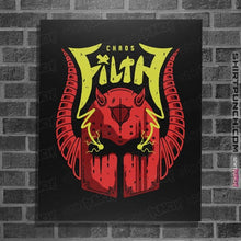 Load image into Gallery viewer, Daily_Deal_Shirts Posters / 4"x6" / Black Heretic