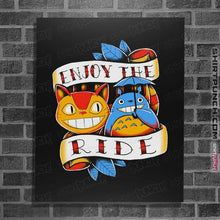 Load image into Gallery viewer, Daily_Deal_Shirts Posters / 4"x6" / Black Enjoy The Ride