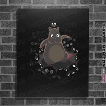 Load image into Gallery viewer, Shirts Posters / 4"x6" / Black Susuwatari Hole