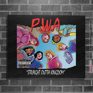 Daily_Deal_Shirts Posters / 4"x6" / Black Straight Outta Kingdom