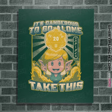 Load image into Gallery viewer, Daily_Deal_Shirts Posters / 4"x6" / Forest The Master Dice