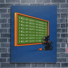 Load image into Gallery viewer, Daily_Deal_Shirts Posters / 4"x6" / Royal Blue I Will Not Destroy