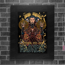 Load image into Gallery viewer, Shirts Posters / 4"x6" / Black Entering Into The Madness