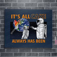 Load image into Gallery viewer, Shirts Posters / 4"x6" / Navy It's All Cake