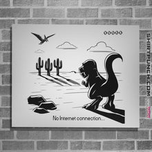 Load image into Gallery viewer, Shirts Posters / 4"x6" / White T-Rex Run