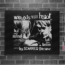 Load image into Gallery viewer, Secret_Shirts Posters / 4"x6" / Black Wounds Will Heal
