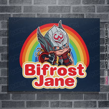 Load image into Gallery viewer, Shirts Posters / 4"x6" / Navy Bifrost Jane