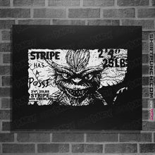 Load image into Gallery viewer, Shirts Posters / 4"x6" / Black Stripe Has A Posse