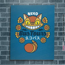 Load image into Gallery viewer, Shirts Posters / 4"x6" / Sapphire Neko Bus Tours