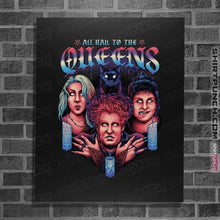 Load image into Gallery viewer, Daily_Deal_Shirts Posters / 4"x6" / Black Queens Of Halloween