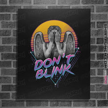 Load image into Gallery viewer, Shirts Posters / 4"x6" / Black Don't Blink