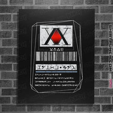 Load image into Gallery viewer, Shirts Posters / 4"x6" / Black Hunter License