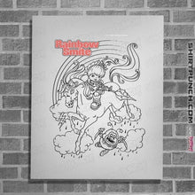 Load image into Gallery viewer, Secret_Shirts Posters / 4"x6" / White Rainbow Smite