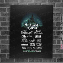 Load image into Gallery viewer, Shirts Posters / 4"x6" / Black Villains Festival