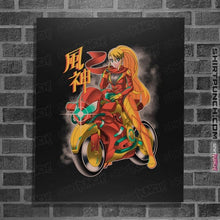 Load image into Gallery viewer, Daily_Deal_Shirts Posters / 4"x6" / Black Samus Rider