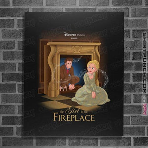 Shirts Posters / 4"x6" / Black The Girl In The Fireplace