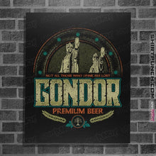 Load image into Gallery viewer, Daily_Deal_Shirts Posters / 4"x6" / Black Gondor Beer