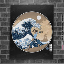 Load image into Gallery viewer, Shirts Posters / 4&quot;x6&quot; / Black The Great Wave Of Republic City
