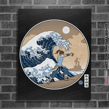 Load image into Gallery viewer, Shirts Posters / 4"x6" / Black The Great Wave Of Republic City