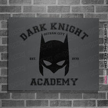 Load image into Gallery viewer, Shirts Posters / 4"x6" / Charcoal Dark Knight Academy
