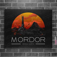 Load image into Gallery viewer, Shirts Posters / 4"x6" / Black Middle Earth